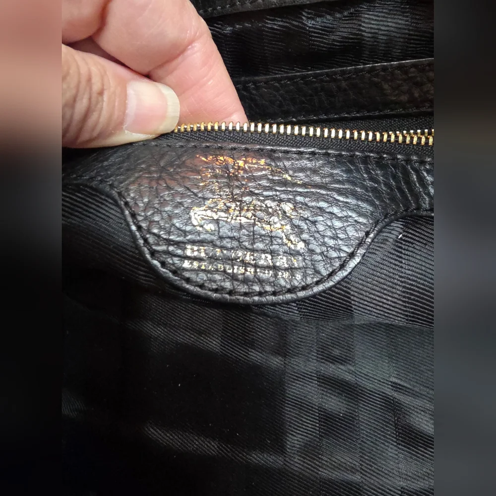 AUTHENTIC BURBERRY MANOR  QUILTED HOUSE CHECK  BAG SATCHEL PURSE Retail $3,950 - Picture 3 of 17